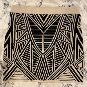 Geometric Knit Skirt